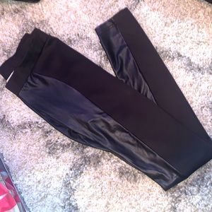 Arden B faux leather leggings